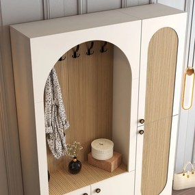Palermo Kl - Cream, Oak