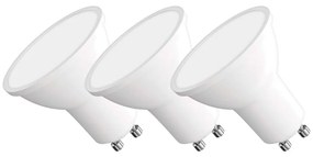 Semleges színű LED izzó szett 3 db-os GU10, 7 W – EMOS