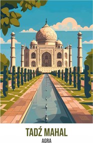 Poszter 67,5x100cm Tádzs Mahal