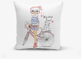 Gyerek párnahuzat 43x43 cm Best Friend – Mila Home