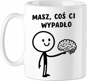 Bögre Vicces "Valami kiesett Az agyad kiesett" Ajándék