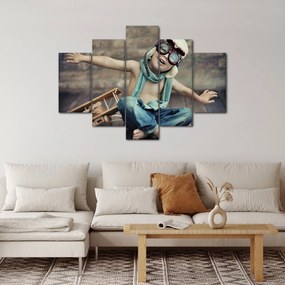 Kép - Fiatal pilóta (150x105 cm)