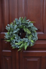 Karácsonyi Koszorú Nemes Jelenfából, 60 cm-es koszorú, Karácsony