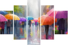 Kép - Esős nap (150x105 cm)