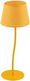 TK Lighting Nicola asztali lámpa 1x15 W sárga 6641