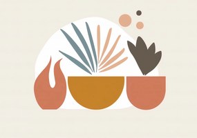 Poszter 66,5x46,5cm Növénypaletta