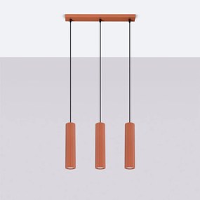 Téglavörös függőlámpa Gleam – Sollux