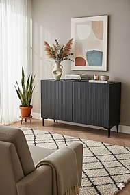 Zeynep komód, antracit, 120 cm – TR555CHM1416