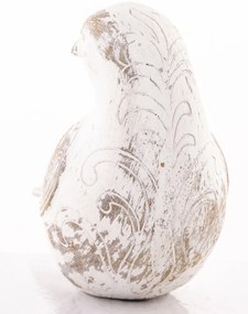 Dekorfigura Bird Műanyag Szürke, Barna 10x15x6cm