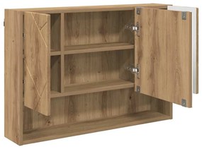 Fürdőszoba bútor szett 3 pcs kézműves tölgy 76.5 x 35 x 64 cm