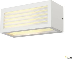 SLV 232491 BOX Modern Kültéri Fali Lámpa Fehér E27 IP54