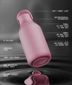 Chilly's Bottles Lotus Pink termosz, 3-as széria, 1000 ml