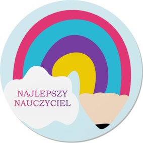 Pedagógusnapi dekoráció matrica kör legjobb tanár A92