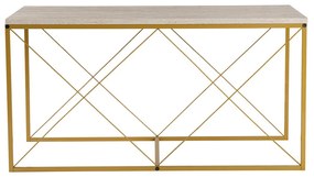 Defne Gold Travertine dohányzóasztal