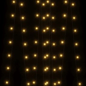 5 db 5x200 LED-es meleg fehér bel-/kültéri napelemes fényfüzér