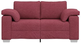 Kétfős kanapé Bordó 120 cm Szövet