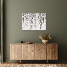 Kép - Fűzfa gallyak szürke vakolatban (70x50 cm)