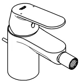 GROHE 32839000 - Bidé csaptelep EUROSMART COSMOPOLITAN, S méret, fényes króm