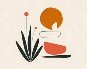 Poszter 76x60,5cm Absztrakt Zen