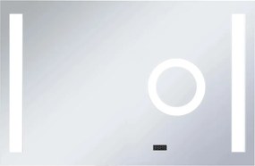 vidaXL LED-es fürdőszobai falitükör érintésérzékelővel 100 x 60 cm