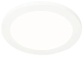 Mennyezeti lámpa fehér 22,5 cm, LED-del, 3 fokozatú fényerő-szabályzóval, IP44 - Steve