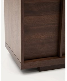 Barna komód diófa dekorral 200x80x45 cm Onix – Kave Home