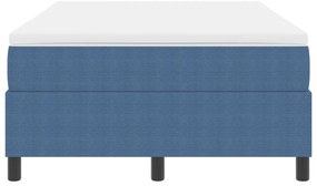 Boxspringágy matraccal Kék 120x200 cm Kordbársony