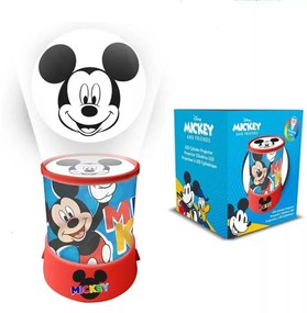 Disney Mickey éjszakai fény piros 2in1