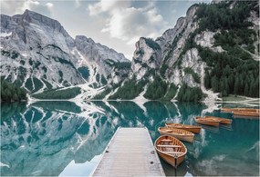 Dekoratív fotótapéta falra Könnyű összeszerelés Hegyi panoráma 152x104 Ragasztó