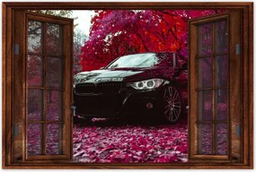 Poszter 60x40 Fekete Bmw Ősz