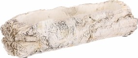 Virágtartó - virágláda, nyírfa utánzat, 32 x 12 x 8 cm, 32 cm