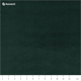 Sötétzöld ágytámla 180x120 cm Monica – Milo Casa