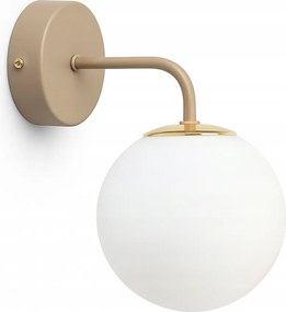 Fali lámpa Bézs Ecru Arany 1xG9 Led 564-K1 Szürke Beige Gömb