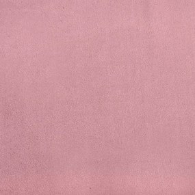 3 személyes rózsaszín bársony kanapé díszpárnákkal 210 cm