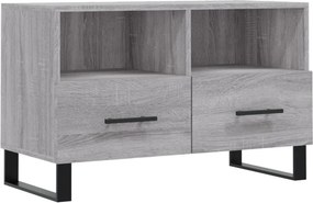 vidaXL szürke sonoma színű szerelt fa TV-szekrény 80x36x50 cm
