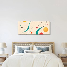 Kép - Minimalista színes illusztráció (120x50 cm)