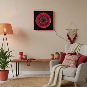 LED-es fa festmény Mandala – háttérvilágítású mandala | BAKE