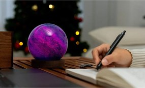 Sötét natúr színű USB fénydekoráció ø 12 cm Galaxy Breeze – Gingko