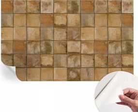 Öntapadós fali fotótapéta Hálószobába Rusztikus mozaik 416x254