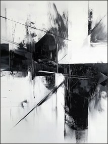 Expresszionizmus IntenzĂv szĂnek poszter 40x50cm fekete-fehĂ©r piros bĂ©zs#550