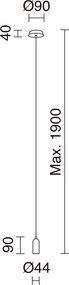 Novolux A TU ESTILO 717D-G05X1A-02 Függőlámpa 1x60W/E27 IP20