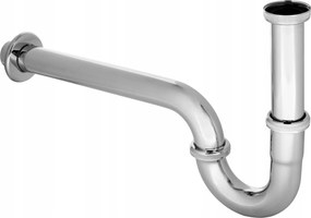 Szifon Félszifon Lefolyó Csaptelep Fém Mosogatóhoz Krómozott Sárgaréz