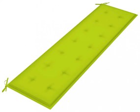 élénkzöld oxford szövet kerti padpárna 180 x 50 x 3 cm
