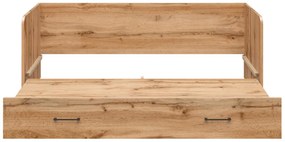 Egyszemélyes széthúzható ágy 80 cm Tetrix 13 (wotan tölgy) (tárolóhellyel). 1098496