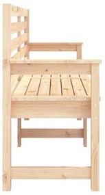 tömör fenyőfa kerti pad 159,5x48x91,5 cm