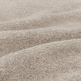 Modena sarokkanapé, szövet anyag, univerzális oldal, bézs