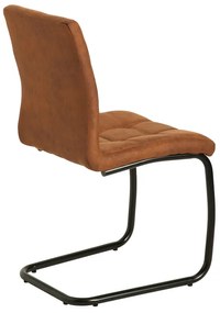 Stílusos szánkótalpas szék Moderna, világos barna