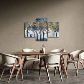 Kép egy szarvasról az erdőben (90x60 cm)