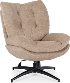 Forgó pihenőfotel lábtartóval bézs, FREMONT