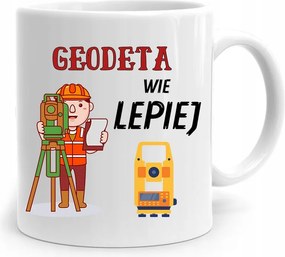 Ajándék Bögre Földmérőnek A Földmérő Jobban Tudja A Fényképes Nyomtatást